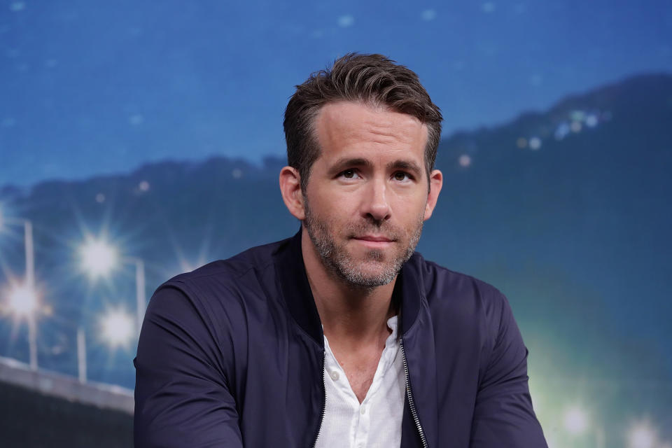 Ryan Reynolds attends the press conference for the Seoul premiere of <em>Deadpool 2</em> on May 2. (Photo: Getty Images)