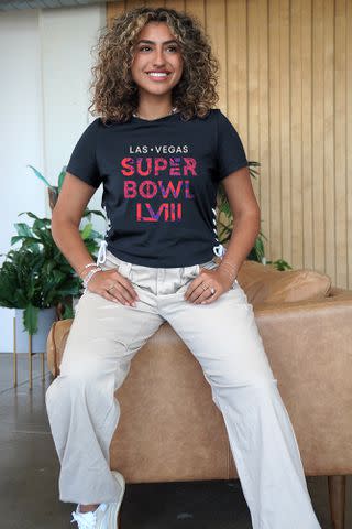 <p>WEAR by Erin Andrews</p> T-shirt from Erin Andrews WEAR Super Bowl Collection