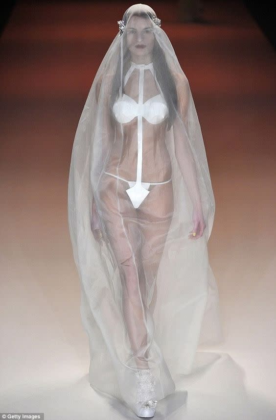 <p>If you’re into showing a bit more skin on your special day, then the bridal G-string wedding dress may be the one for you. While this trend doesn’t leave much to the imagination, if it’s your day, so you can wear what you want. </p>