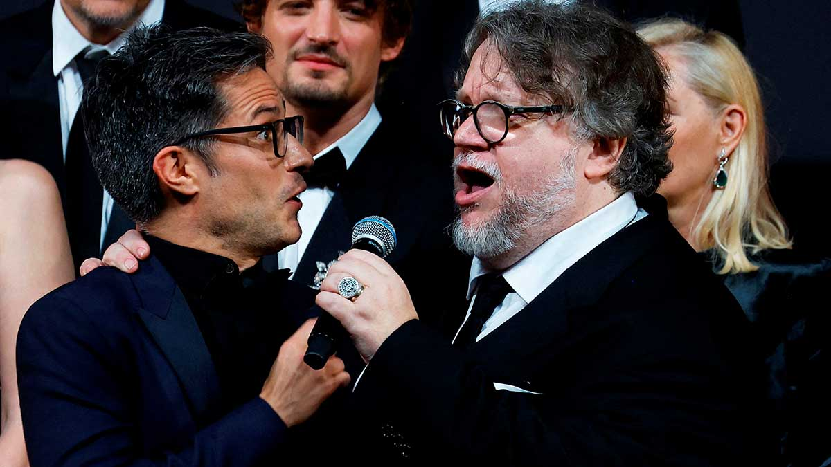 Gael García y Guillermo del Toro / Cortesía