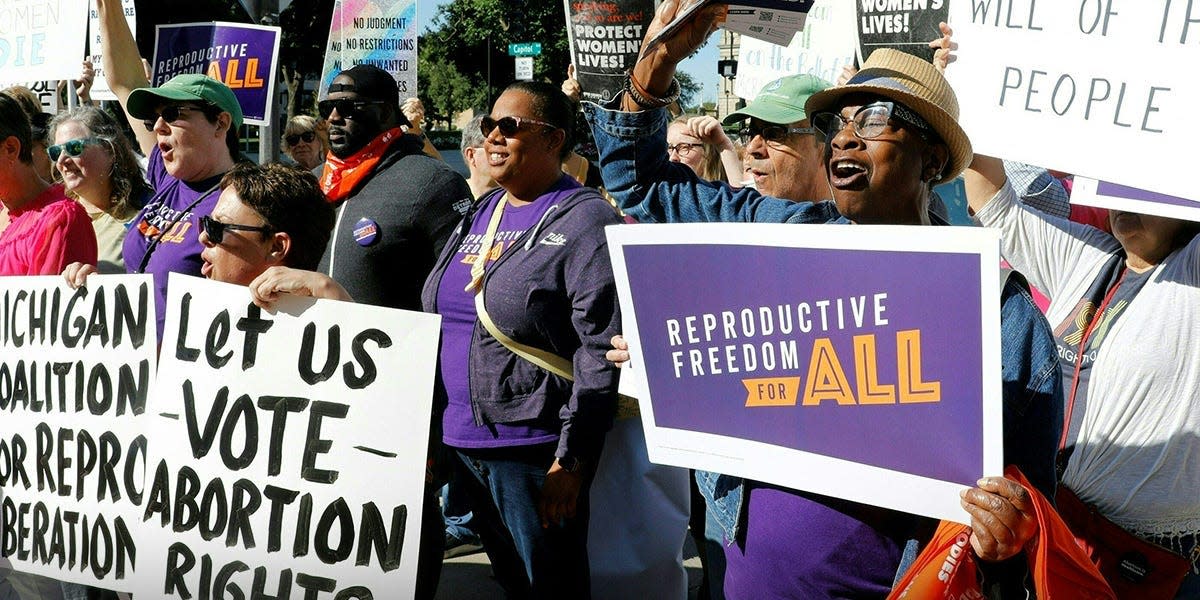 Michigan abortion protest