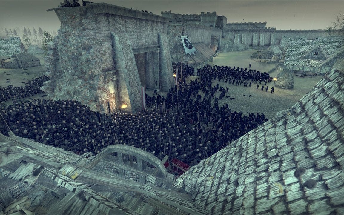 Castle Black, as seen besieged in Game of Thrones