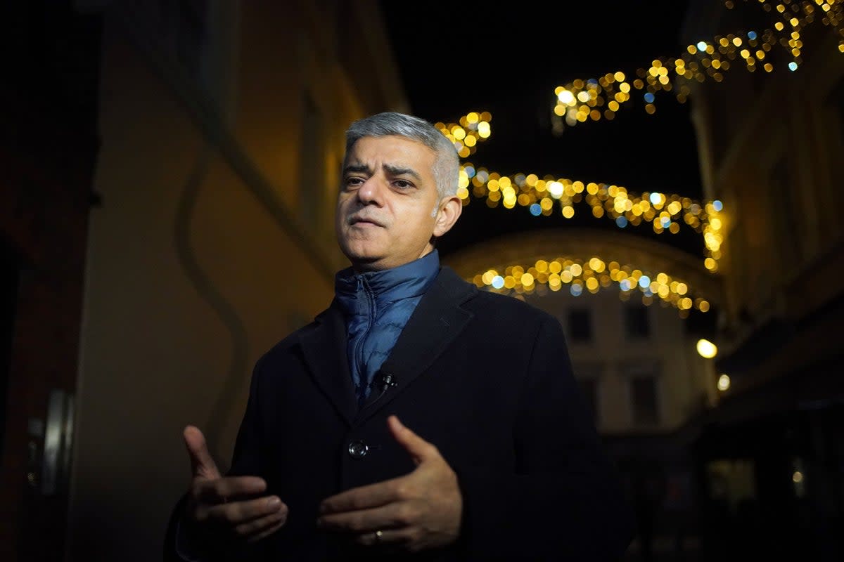 Sadiq Khan  (PA)