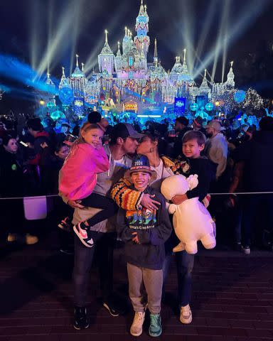 <p>Vanessa Lachey/Instagram</p> Vanessa and Nick Lachey with their three kids