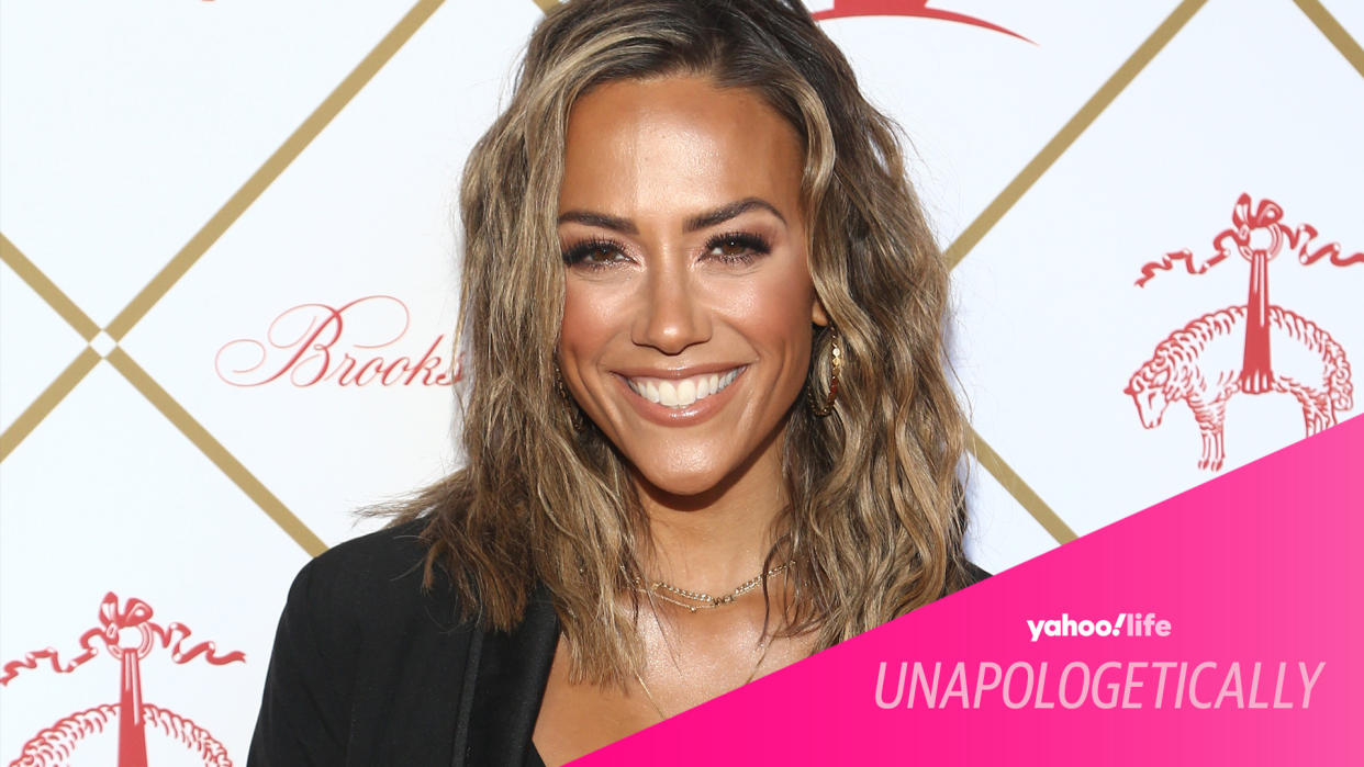 Jana Kramer talks mommy shamers and what she's unapologetic about. (Photo: Getty Images/Design by Quinn Lemmers)