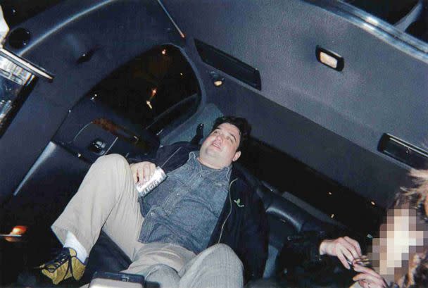 PHOTO: Horatio Sanz in the limo. (Obtained by ABC News)
