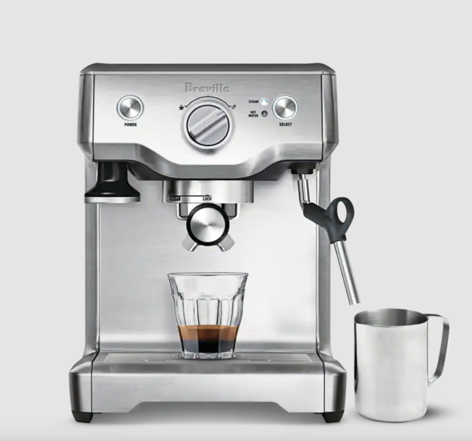 Breville Duo-Temp Pro Manual Espresso Machine (Photo via Canadian Tire)