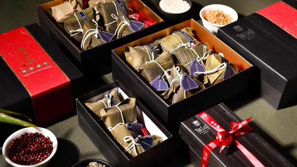 推出「典藏傳香粽禮盒」、「涵碧茶香粽系列禮盒」限額開放預購。（圖／業者提供）