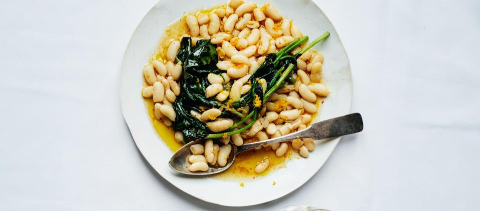 Cannellini Beans with Spinach