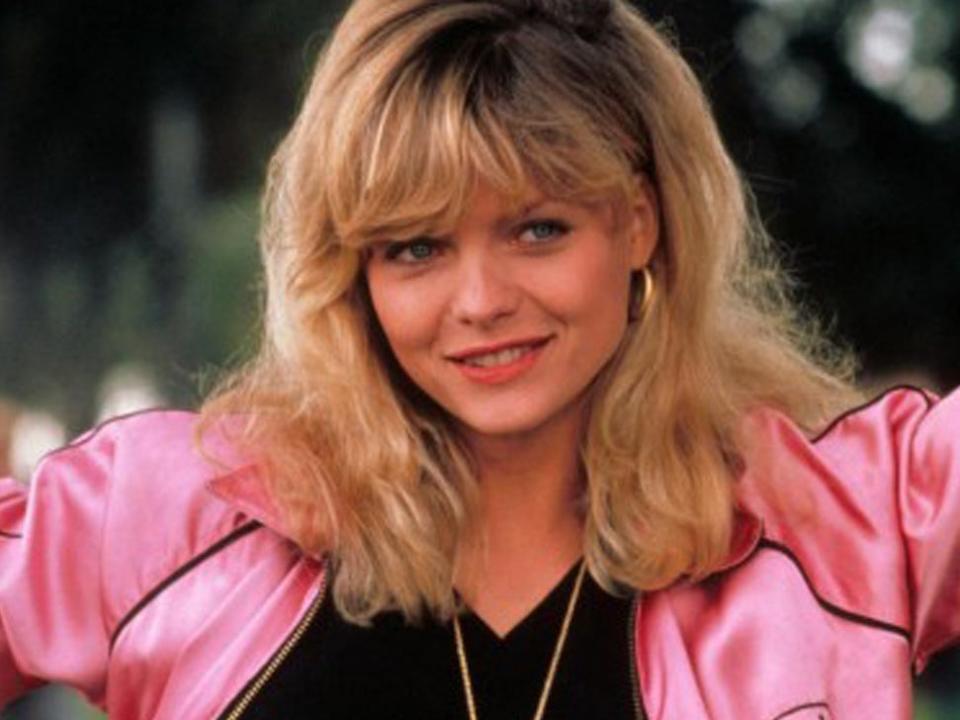 Michelle Pfeiffer in a pink jacket