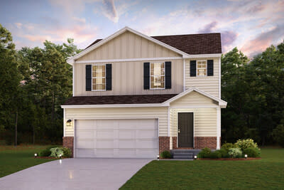 Nandina Floor Plan Rendering | New Homes in Westland, MI by Century Complete