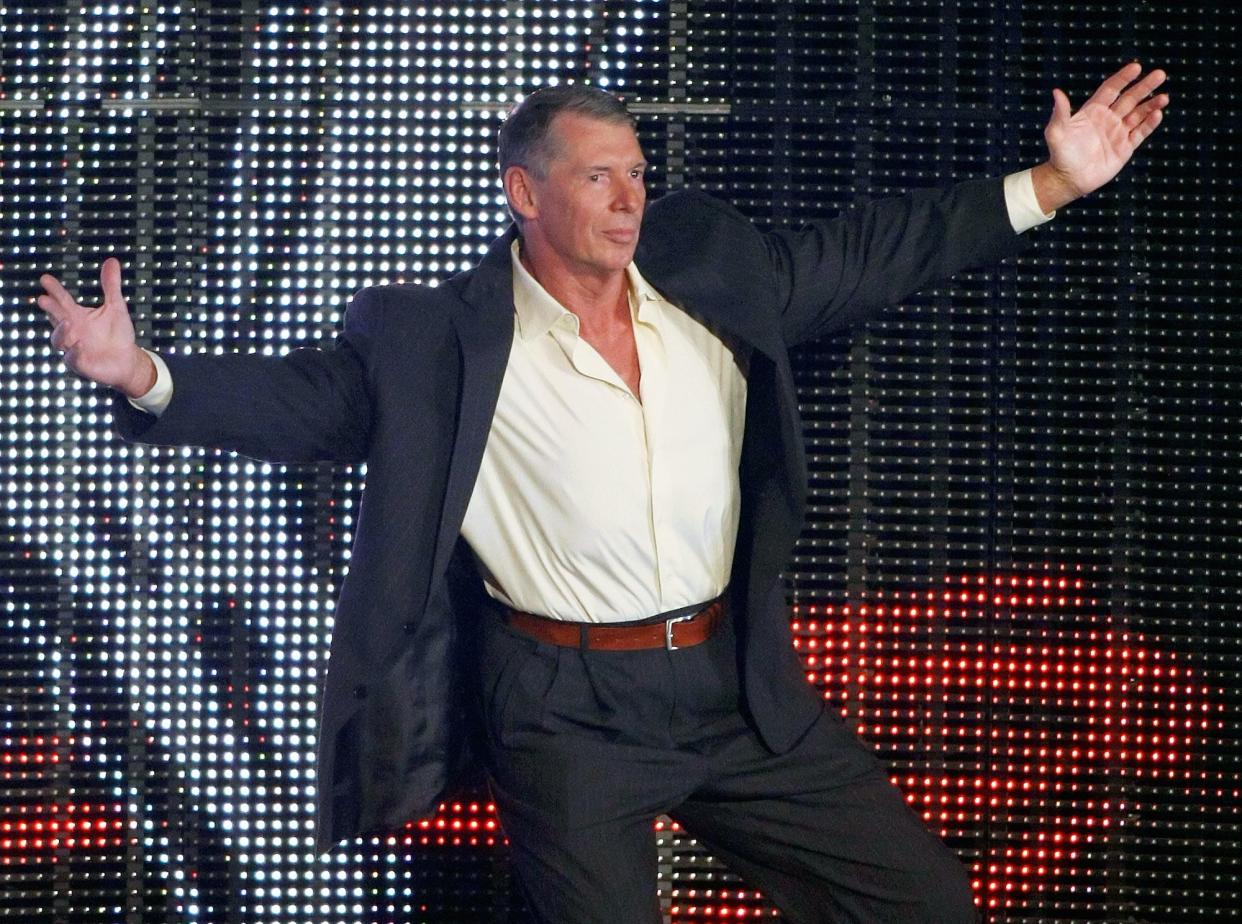 WWE boss Vince McMahon.