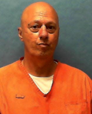 Carl Puiatti in his most recent Florida Department of Corrections photo.