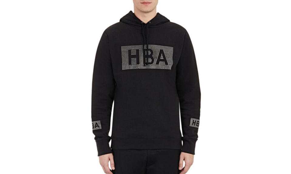 Hood by Air Crystal-Logo French Terry Hoodie