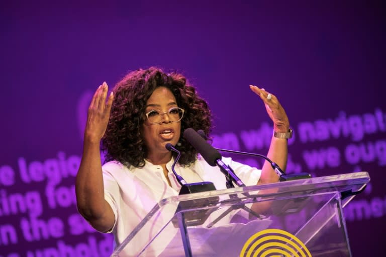 US TV personality Oprah Winfrey, pictured in November 2018, did a show with Faria in 2013 after visiting him the previous year