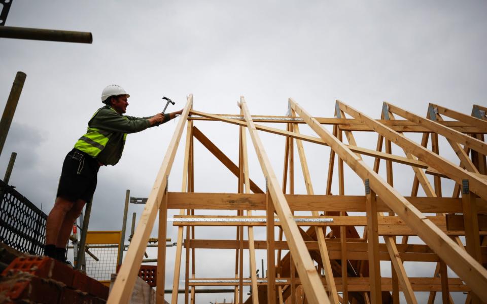 UK construction companies going bust insolvency - Jason Alden/Bloomberg