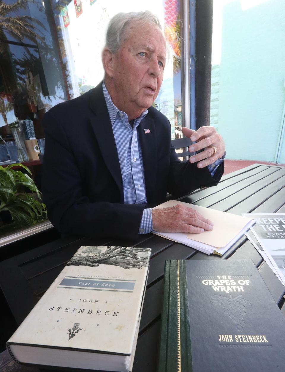 Ormond Beach poet and playwright Joe Cavanaugh talks about the inspiration for "Keepers of the Dream," a two-act play that envisions a meeting of literary titans John Steinbeck and Langston Hughes. Six performances will be presented at three venues countywide during Black History Month in February.