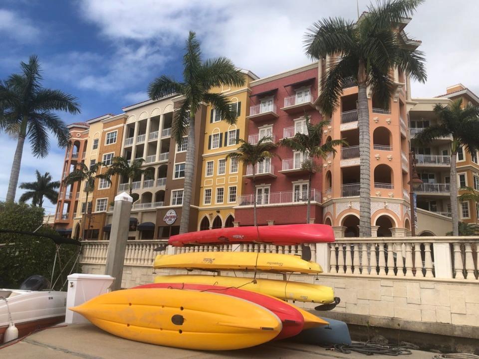 View of Naples from water