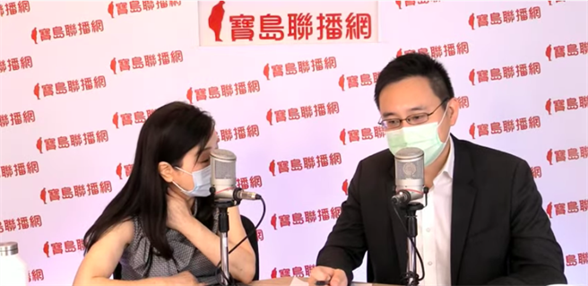 駐美代表處政治組前組長趙怡翔接受廣播專訪。（翻攝新聞放鞭炮）