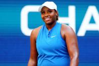 <p>American tennis pro Taylor Townsend is a mom! The 24-year-old <a href="https://people.com/parents/tennis-player-taylor-townsend-welcomes-first-baby-son-adyn-aubrey/" rel="nofollow noopener" target="_blank" data-ylk="slk:welcomed her first child;elm:context_link;itc:0;sec:content-canvas" class="link ">welcomed her first child</a>, a son, on March 14, she announced <a href="https://www.instagram.com/p/CNIJp6NgBEK/" rel="nofollow noopener" target="_blank" data-ylk="slk:on Instagram;elm:context_link;itc:0;sec:content-canvas" class="link ">on Instagram </a>on April 1.</p> <p>"I guess I made y'all wait long enough!! I can't put into words how happy I am to introduce the love of my life!! He is perfect!" the new mom captioned a photo of herself kissing her newborn. </p>