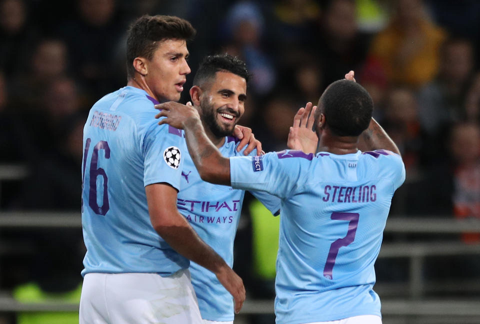 Manchester City coasted to victory at Shakhtar Donetsk 