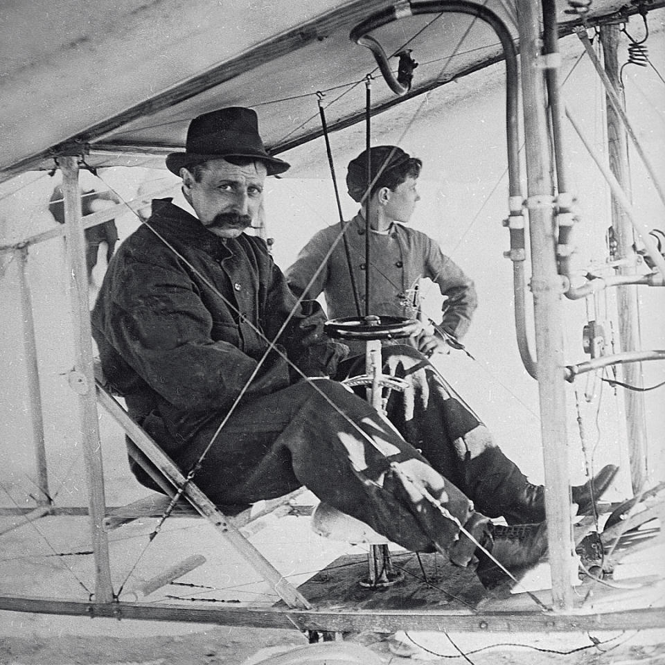 Louis Blériot, the first man to fly across the English Channel in 1909 and who wore a Zenith watch.<br>