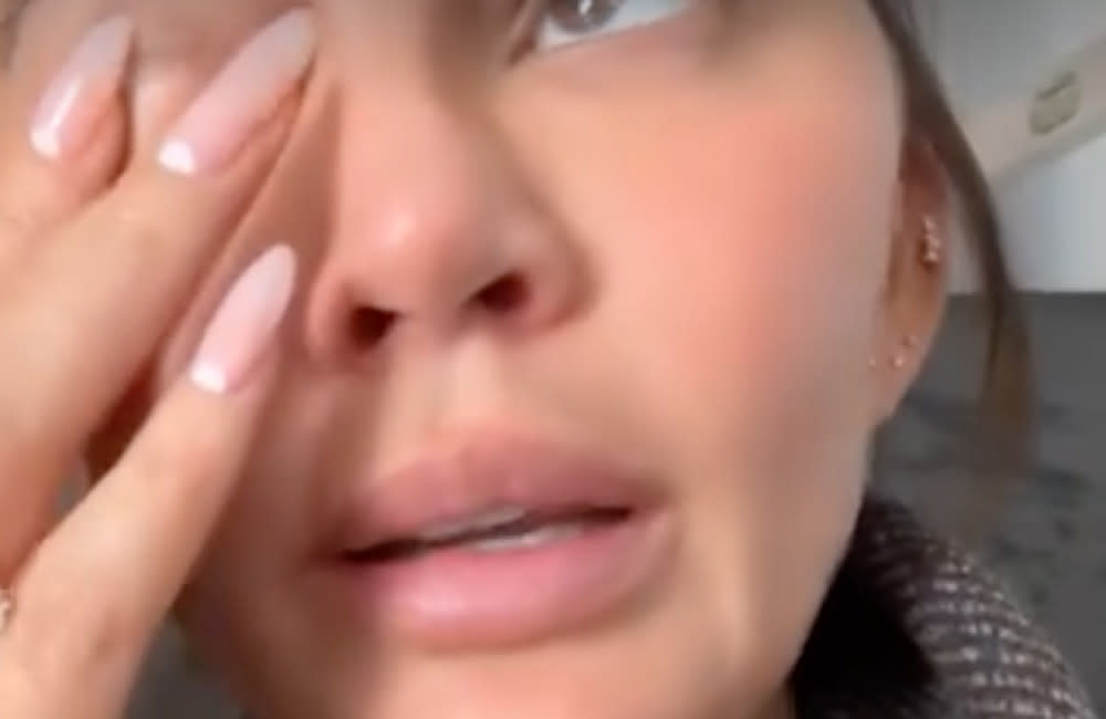 Chrissy Teigen tearfully pleaded for her husband John Legend to answer his phone as she was caught in a terrifying airplane take-off credit:Bang Showbiz