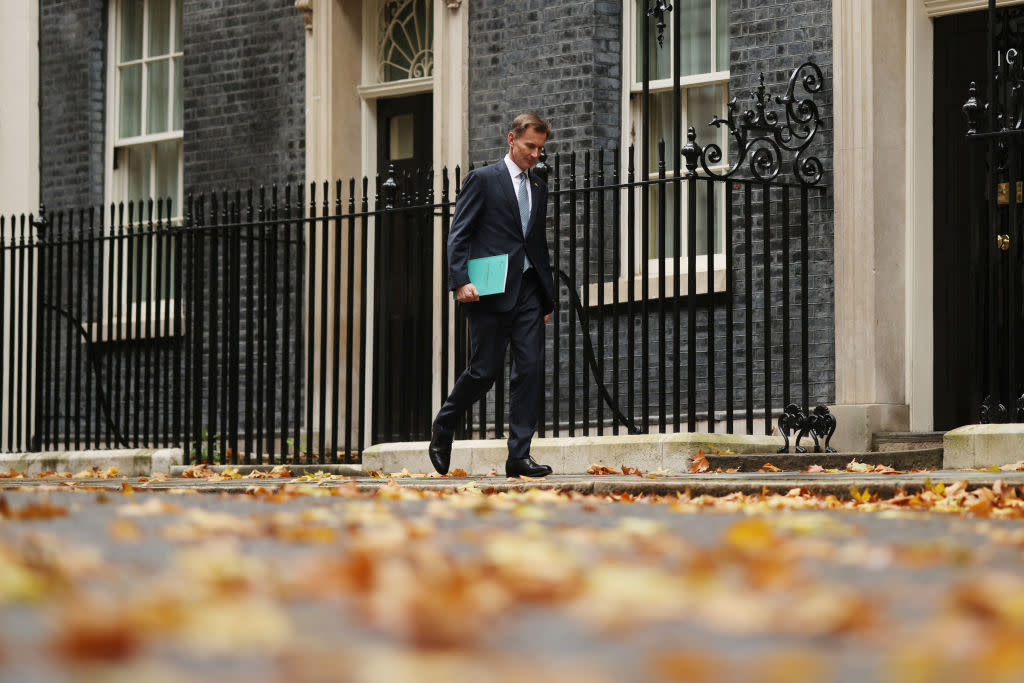 Chancellor Of The Exchequer Jeremy Hunt Presents Autumn Statement