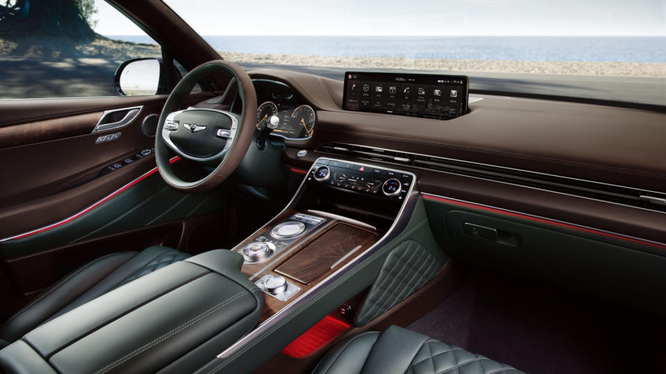 2021 Genesis GV80 Green Interior