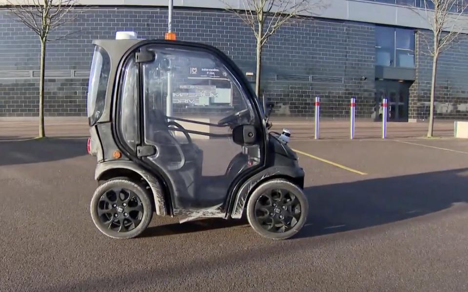 The first remotely-driven vehicles are being trialled in Milton Keynes 