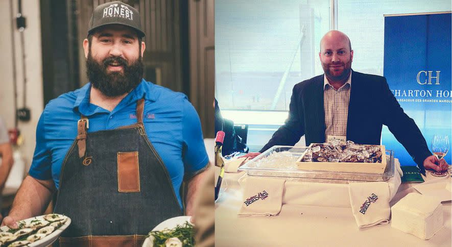 Maxime Daigle and Allain Savoie represent a new generation of shellfish processing entrepreneurs at La Maison BeauSoleil. (Photo: MAXIME DAIGLE/INSTAGRAM; ALLAIN SAVOIE)