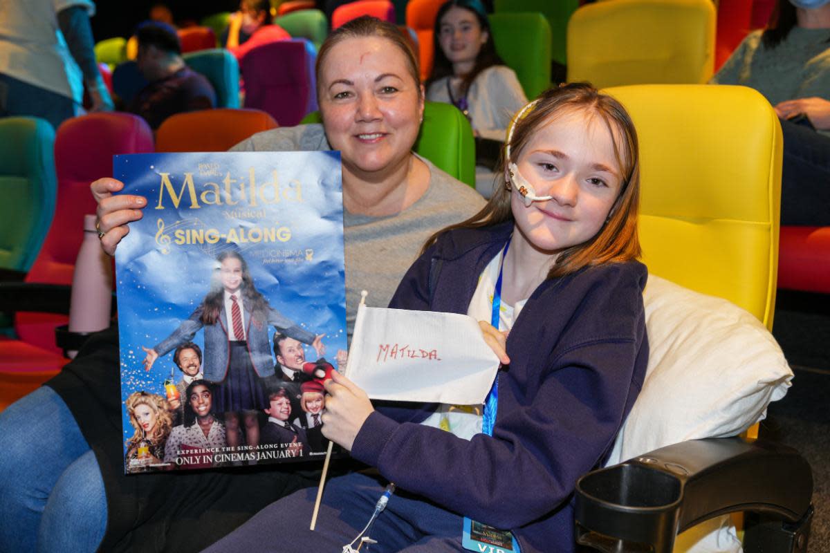 Patients have been able to watch films in the hospital <i>(Image: Glasgow Children’s Hospital Charity)</i>