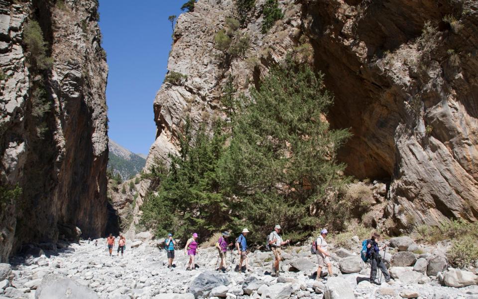 Samaria Gorge is Europe’s longest canyon - Alamy 