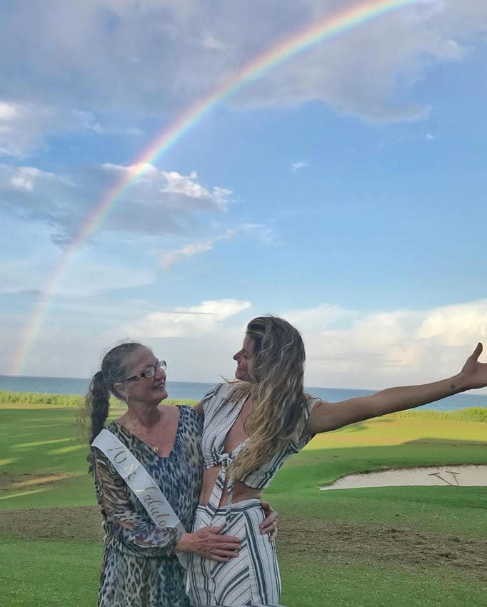 Gisele Bündchen y su madre Vania