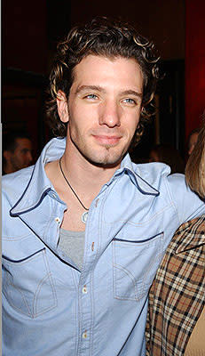 JC Chasez at the New York premiere of On The Line