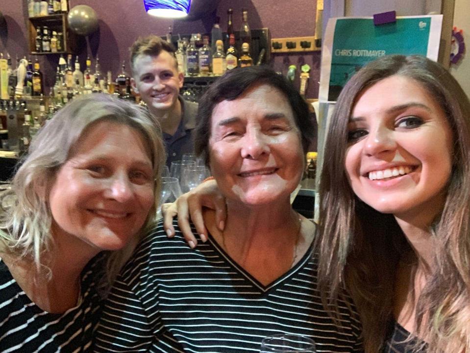 Julie Lenkoff (middle) with her daughter (left) and granddaughter (right)