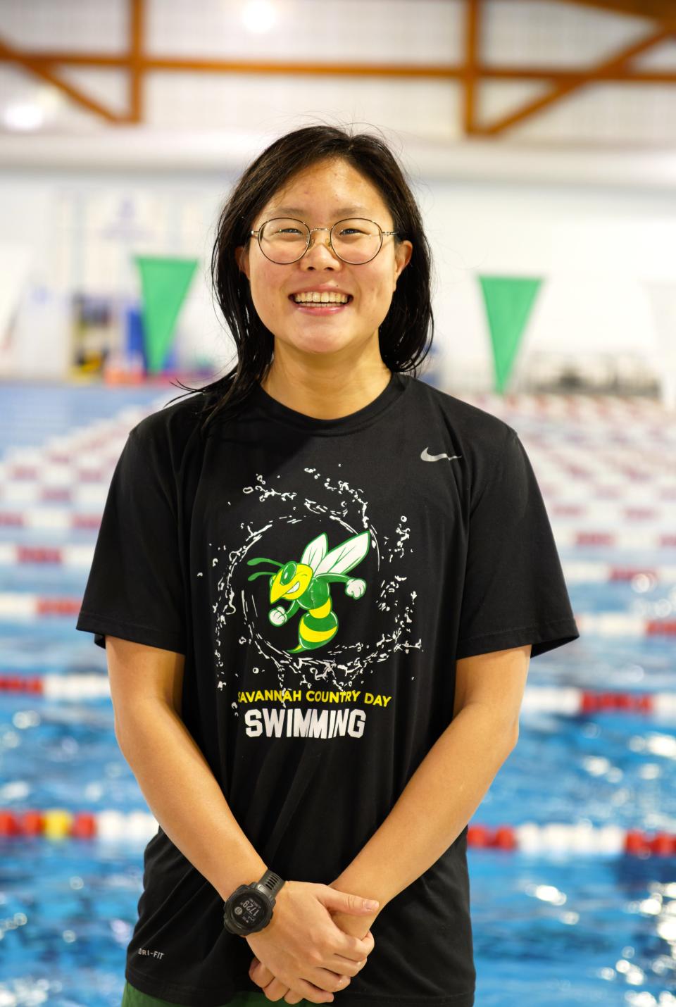 Yenna Park of the Savannah Country Day swim team.