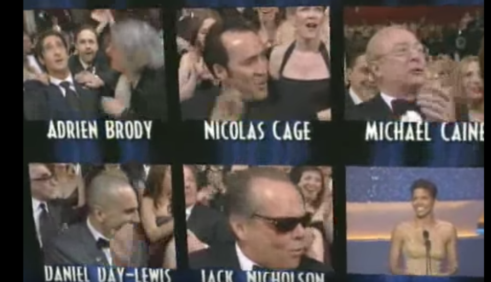 Cage and Nicholson were both in shock (Oscars)