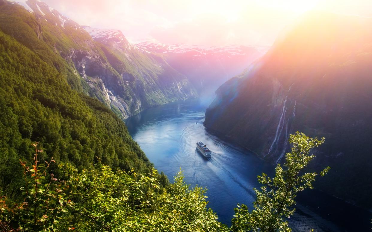 Disney runs a cruise through the Norwegian fjords - This content is subject to copyright.