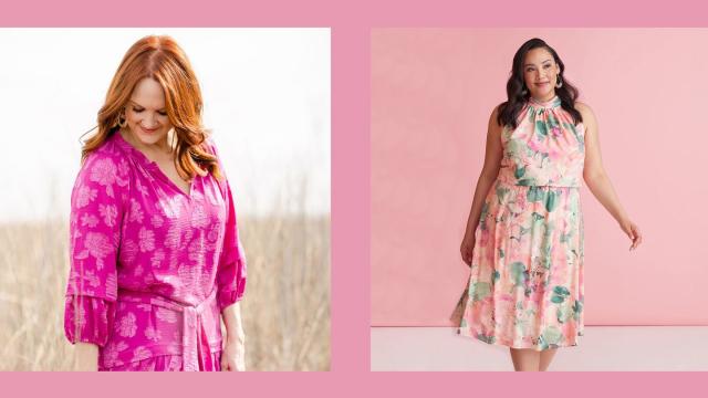 Lilly's Kloset Small Pink Wrap Dress
