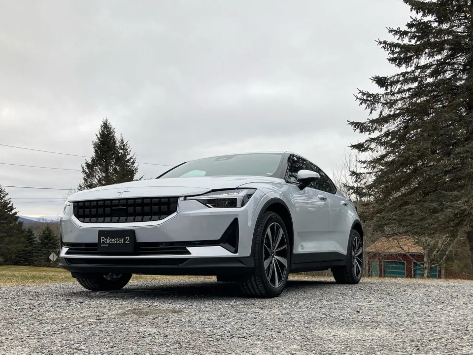 The 2022 Polestar 2 electric car.