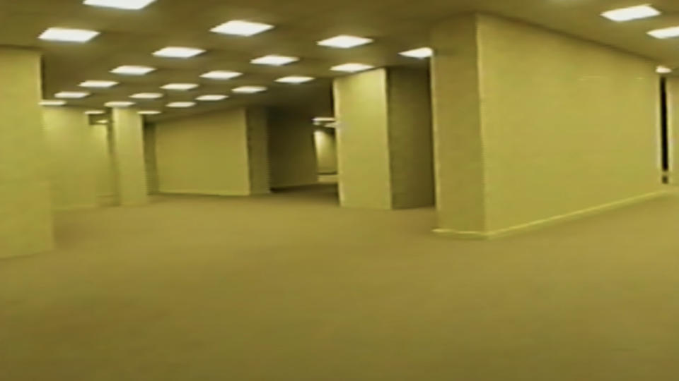 Screenshot from original Backrooms short