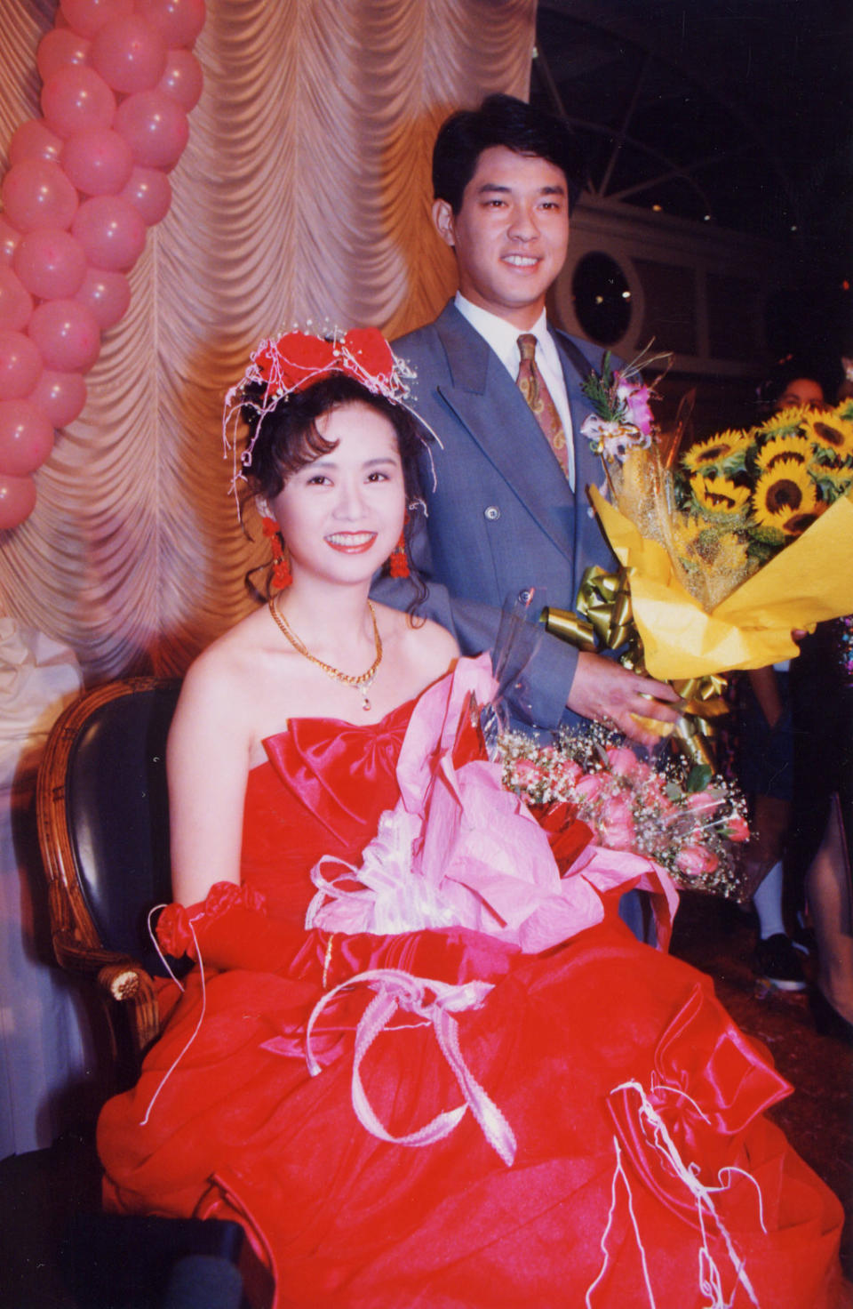 李碧華1993.09.26訂婚，1998年後正式引退。（圖／中時資料照）