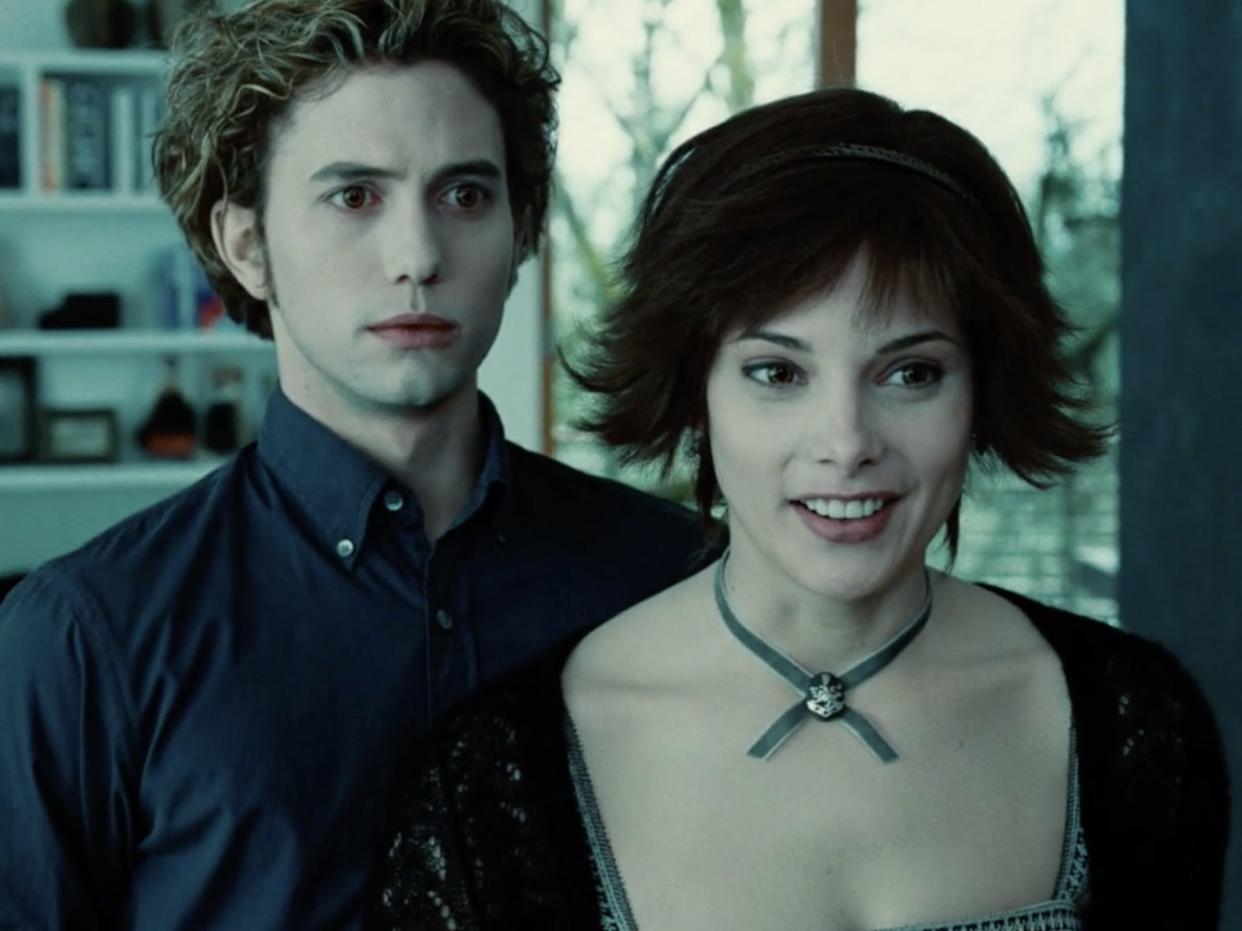 Jackson Rathbone and Ashley Greene as Jasper and Alice in "Twilight."