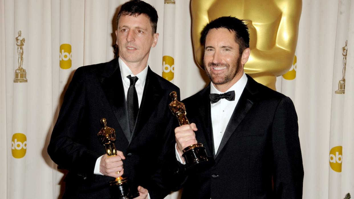  Trent Reznor and Atticus Ross in 2011. 