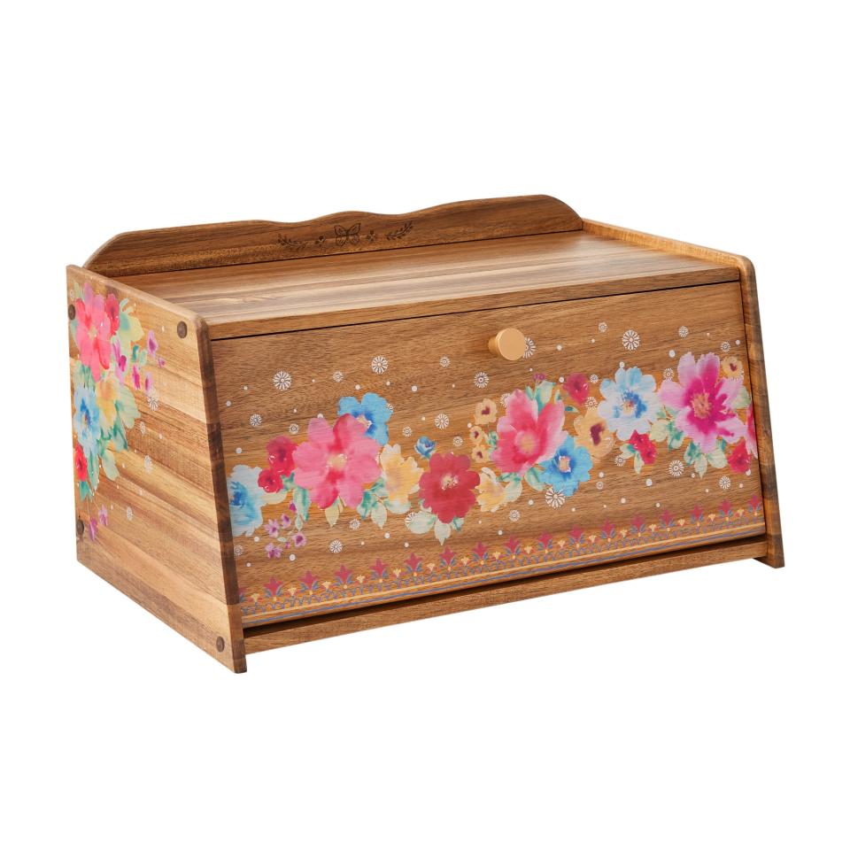 The Pioneer Woman Acacia Bread Box