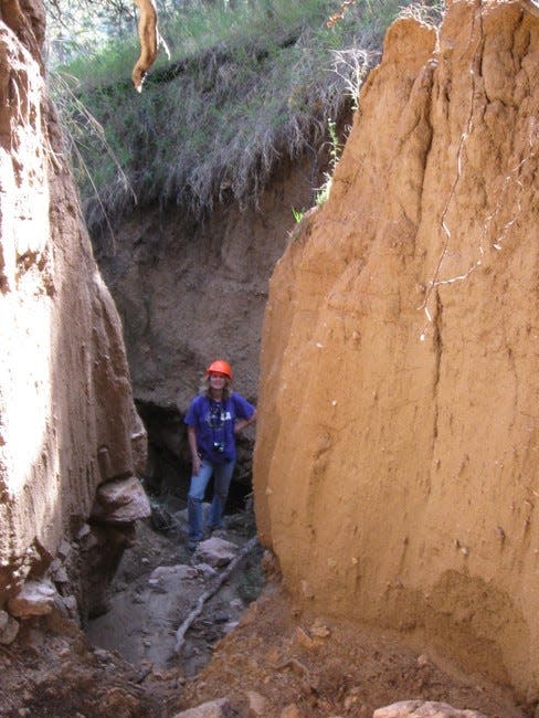 Erosion gulch.