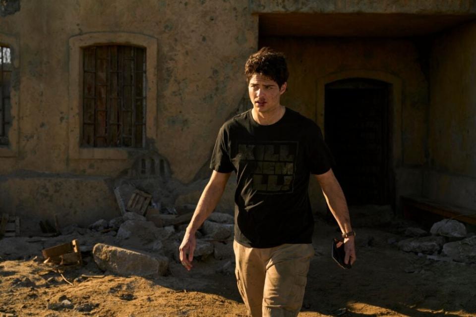 The Recruit. Noah Centineo as Owen Hendricks in episode 101 of The Recruit. Cr. Philippe Bossé/Netflix © 2022