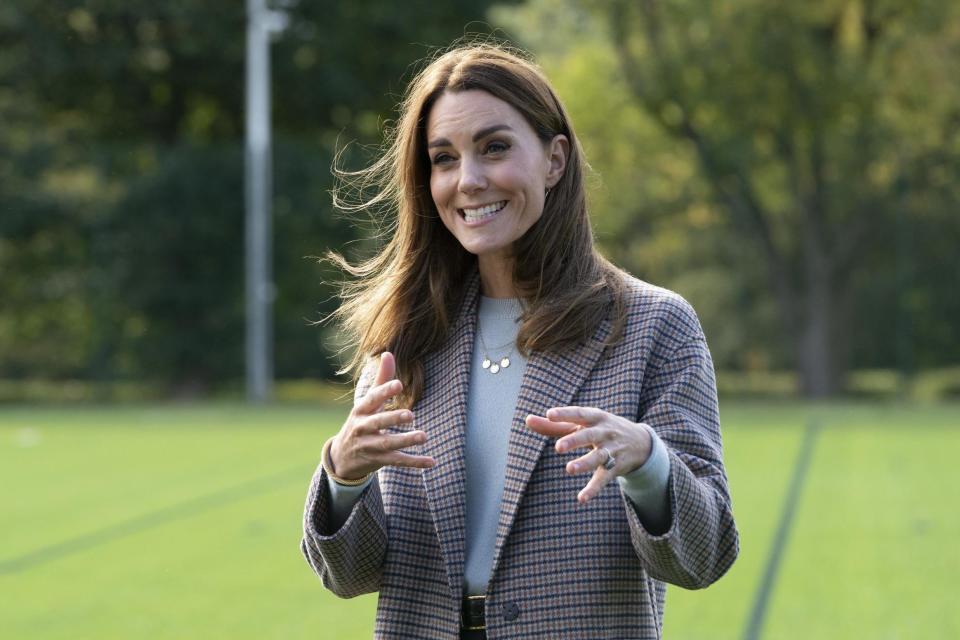 Her visit to the university’s main Kedleston Road site ties in with World Mental Health Day on Saturday. (Arthur Edwards/The Sun)