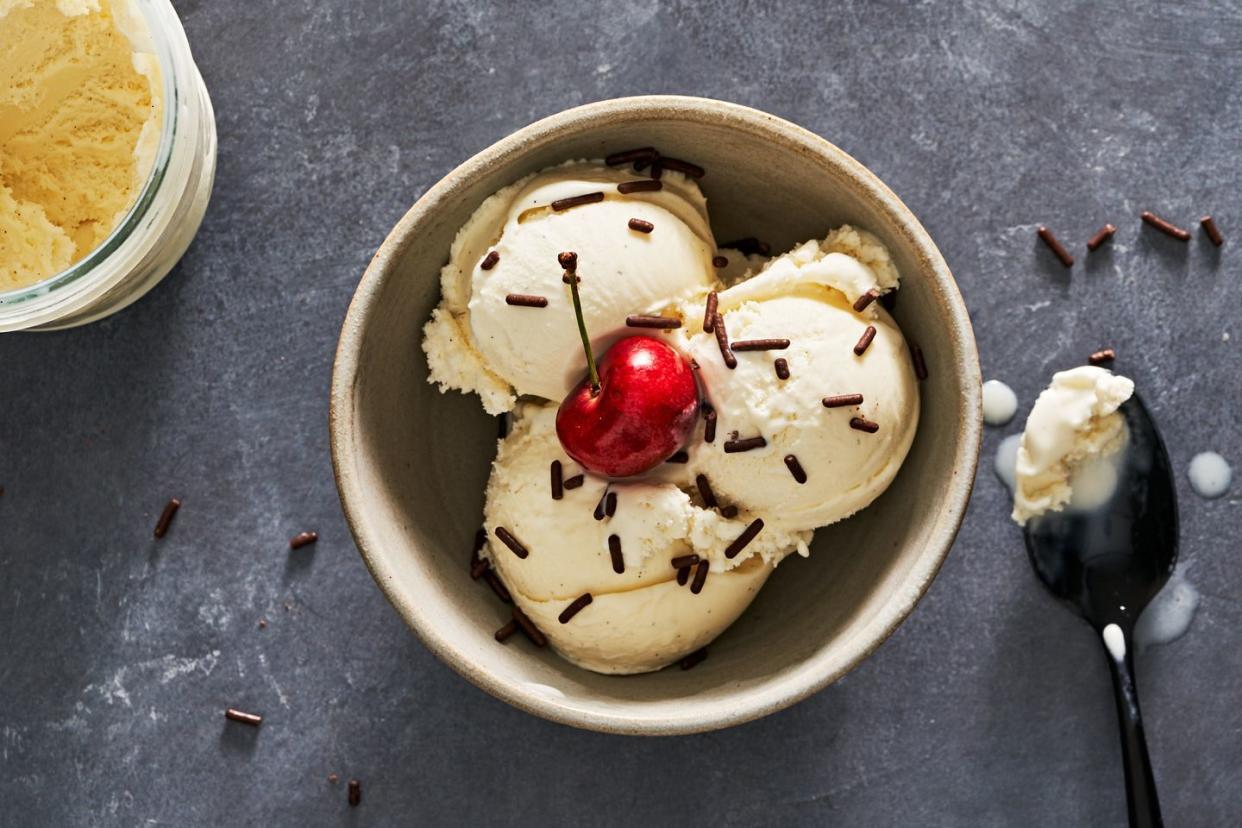 mason jar ice cream